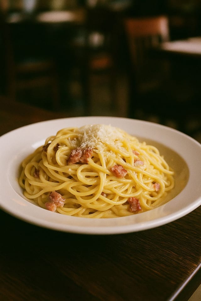 Spaghetti Carbonara.